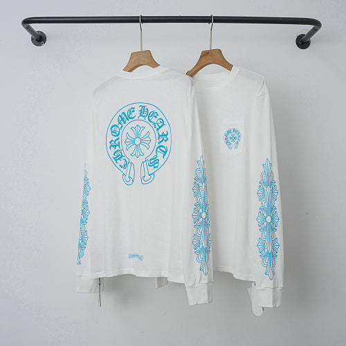 Chrome Hearts long-sleeved black and white 9022