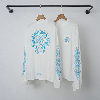Chrome Hearts long-sleeved black and white 9022