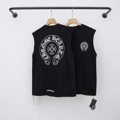Chrome Hearts Black and White Vest 8301