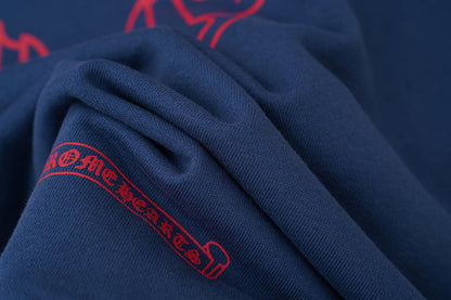 Chrome Hearts Hoodie in Black, White and Blue 3195