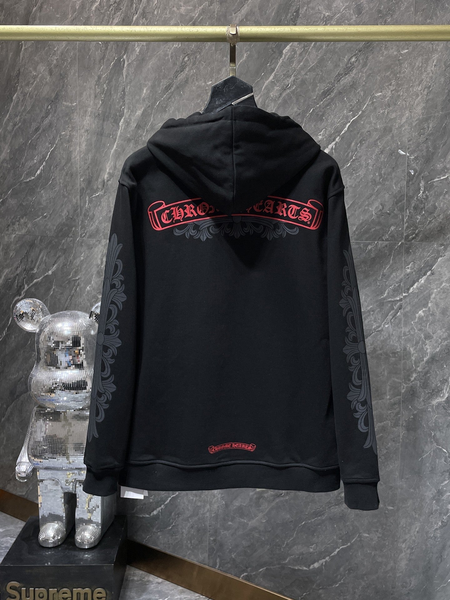 Chrome Hearts Print Zip-Up Sweatshirt Cardigan 957