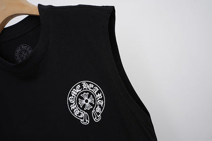 Chrome Hearts Black and White Vest 8301