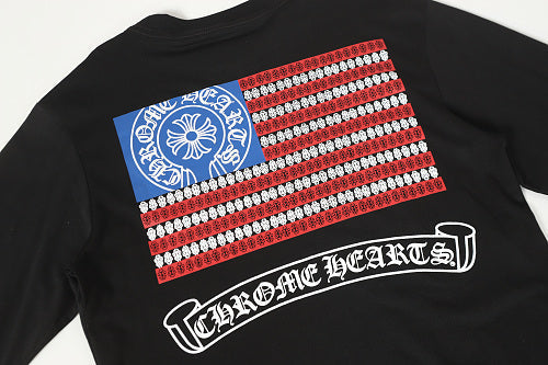 Chrome Hearts long-sleeved black and white 9021