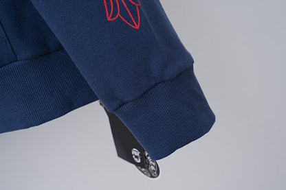 Chrome Hearts Hoodie in Black, White and Blue 3195