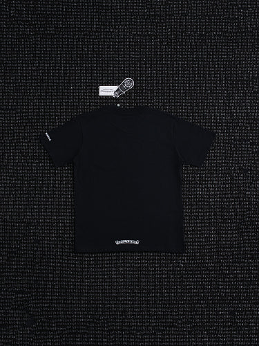 Chrome Hearts Seven-Color Short-Sleeve T-Shirt with Sanskrit Watch Pocket and Letter Print on Neckline