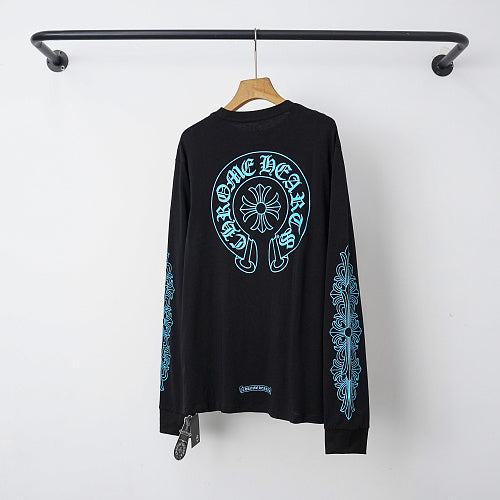 Chrome Hearts long-sleeved black and white 9022