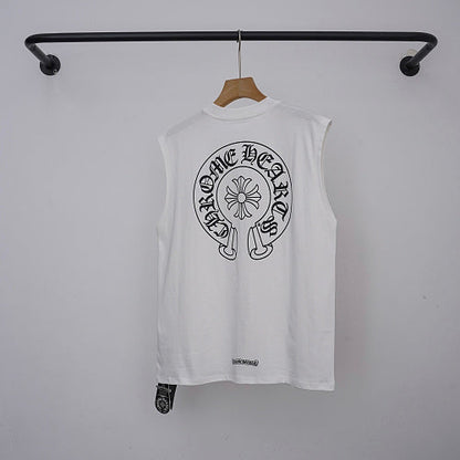 Chrome Hearts Black and White Vest 8301