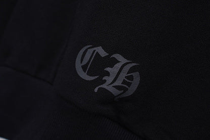 Chrome Hearts Hoodie in Black, White and Blue 3195