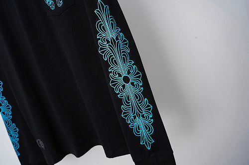 Chrome Hearts long-sleeved black and white 9022