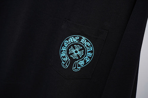 Chrome Hearts long-sleeved black and white 9022