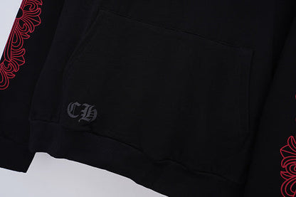 Chrome Hearts Hoodie in Black, White and Blue 3195