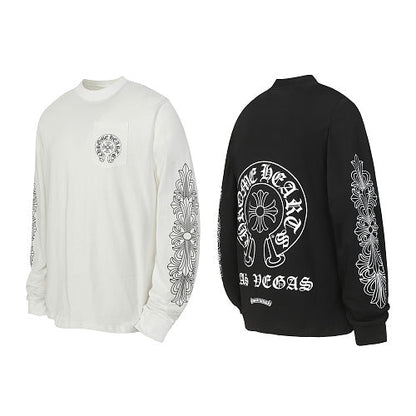 Chrome Hearts Long Sleeve Black and White 9020