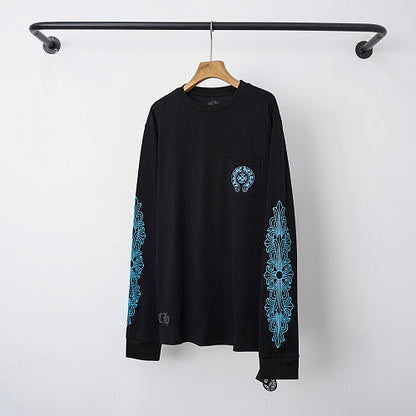 Chrome Hearts long-sleeved black and white 9022
