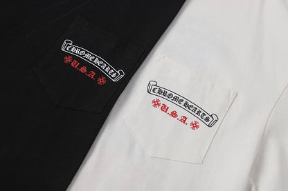Chrome Hearts Short-Sleeve Black and White 9204