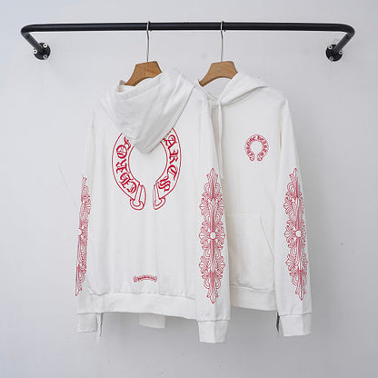 Chrome Hearts Hoodie in Black, White and Blue 3195