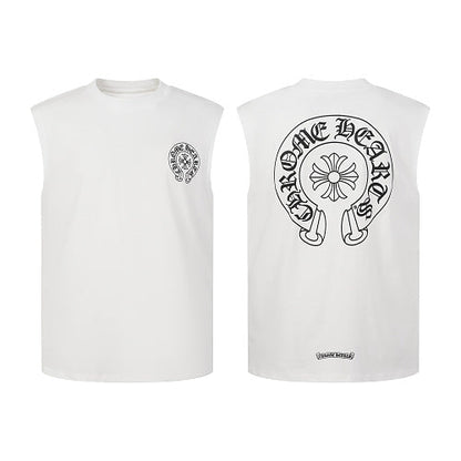 Chrome Hearts Black and White Vest 8301