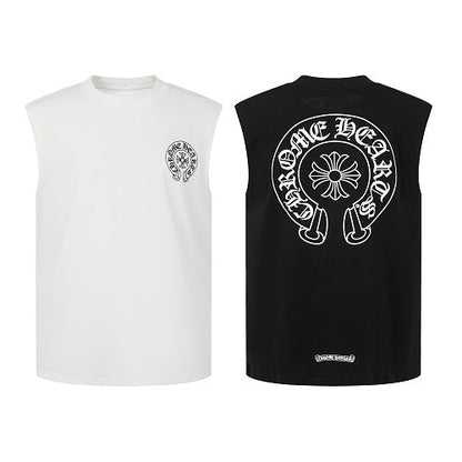 Chrome Hearts Black and White Vest 8301