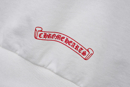 Chrome Hearts Hoodie in Black, White and Blue 3195