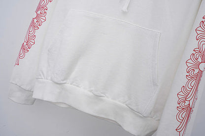 Chrome Hearts Hoodie in Black, White and Blue 3195
