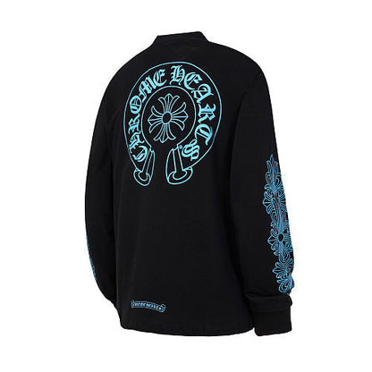 Chrome Hearts long-sleeved black and white 9022