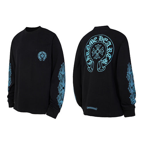 Chrome Hearts long-sleeved black and white 9022