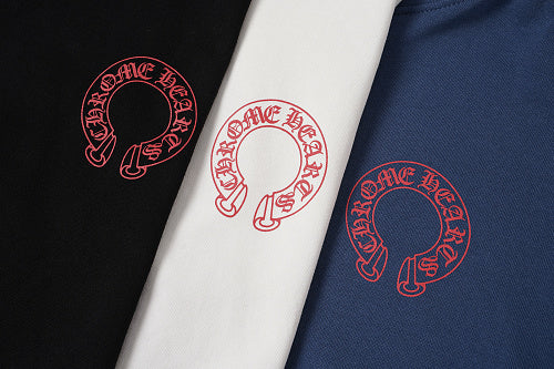 Chrome Hearts Hoodie in Black, White and Blue 3195