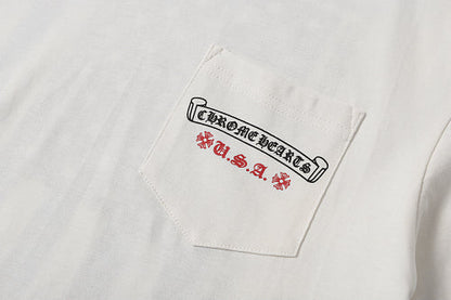 Chrome Hearts Short-Sleeve Black and White 9204