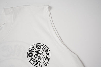 Chrome Hearts Black and White Vest 8301