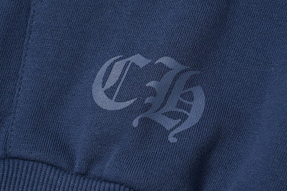 Chrome Hearts Hoodie in Black, White and Blue 3195