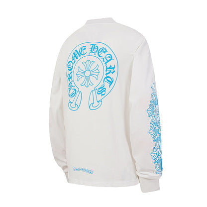 Chrome Hearts long-sleeved black and white 9022