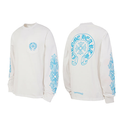 Chrome Hearts long-sleeved black and white 9022