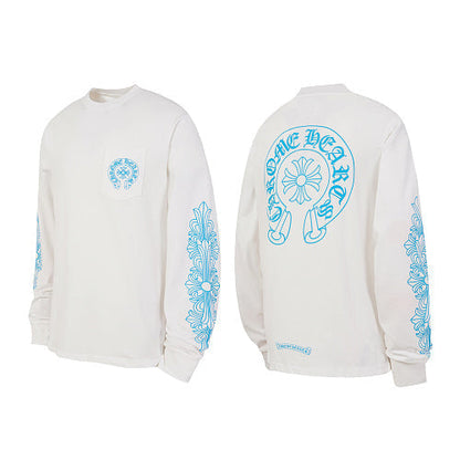 Chrome Hearts long-sleeved black and white 9022