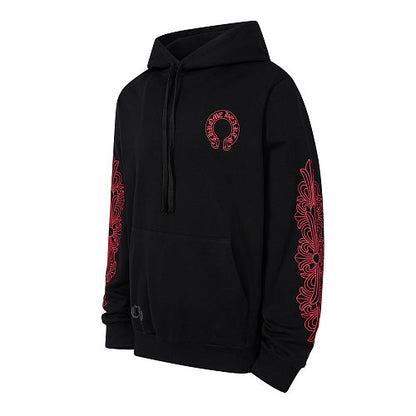 Chrome Hearts Hoodie in Black, White and Blue 3195