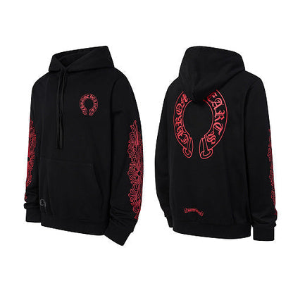 Chrome Hearts Hoodie in Black, White and Blue 3195