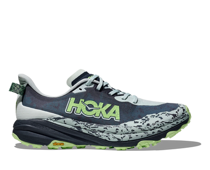 HOKA Speedgoat 6 Grey-Blue/Green