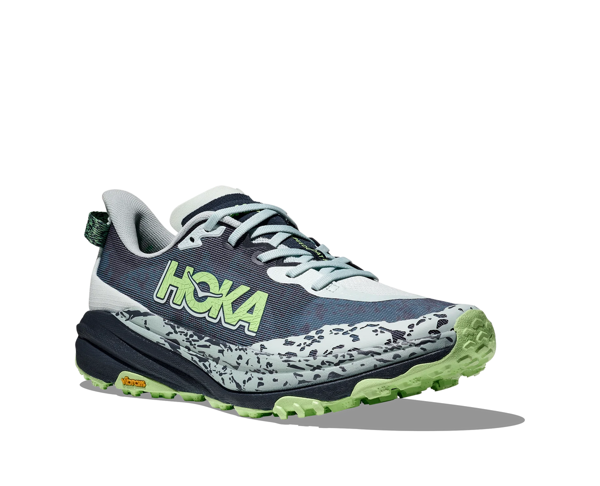 HOKA Speedgoat 6 Grey-Blue/Green