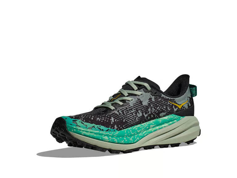 HOKA Speedgoat 6 Black/Green
