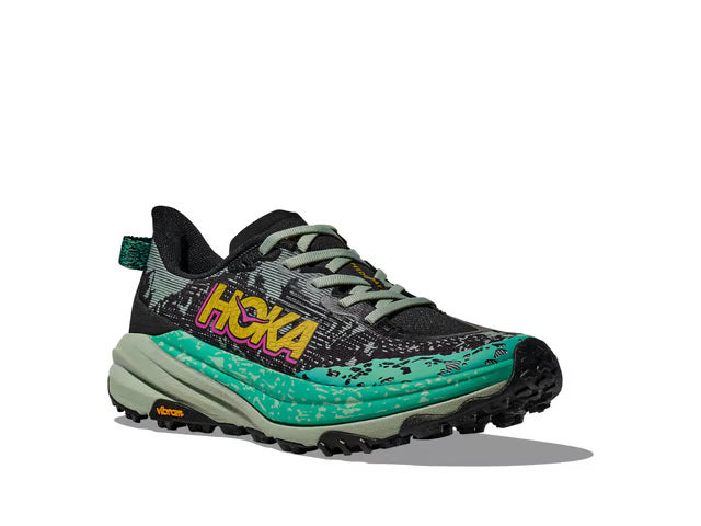 HOKA Speedgoat 6 Black/Green