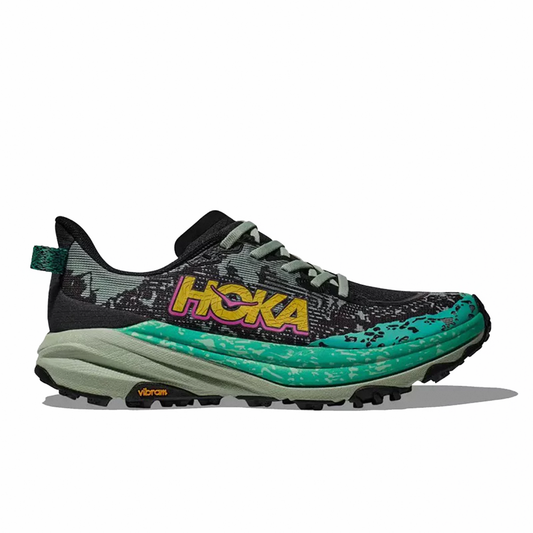HOKA Speedgoat 6 Black/Green