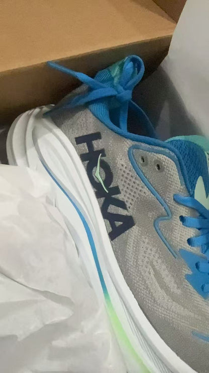 HOKA Clifton 10 Grey/Blue