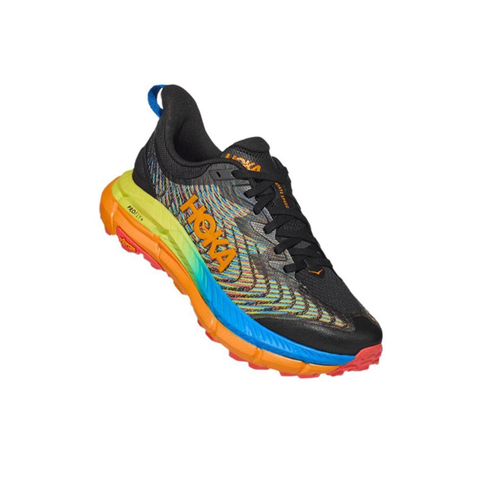 HOKA Mafate 4 Black Rainbow