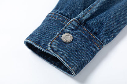 Ami 3D Embossed Heart Denim Jacket 835