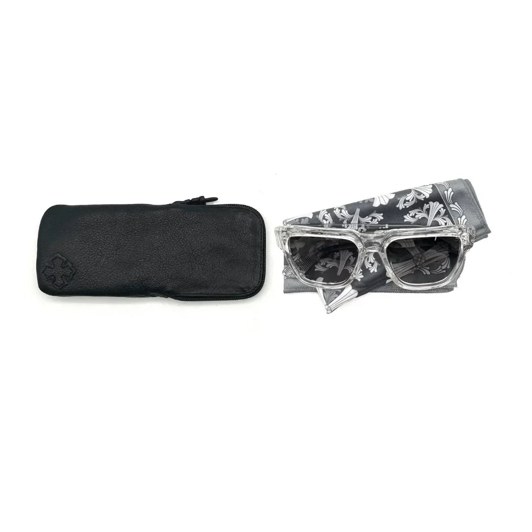 Chrome Hearts MIDIXATHRILL I CRYS Silver Sunglasses