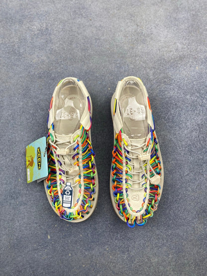 Keen Uneek Flat-M Flat-Sole Woven Stretch Water Sandals