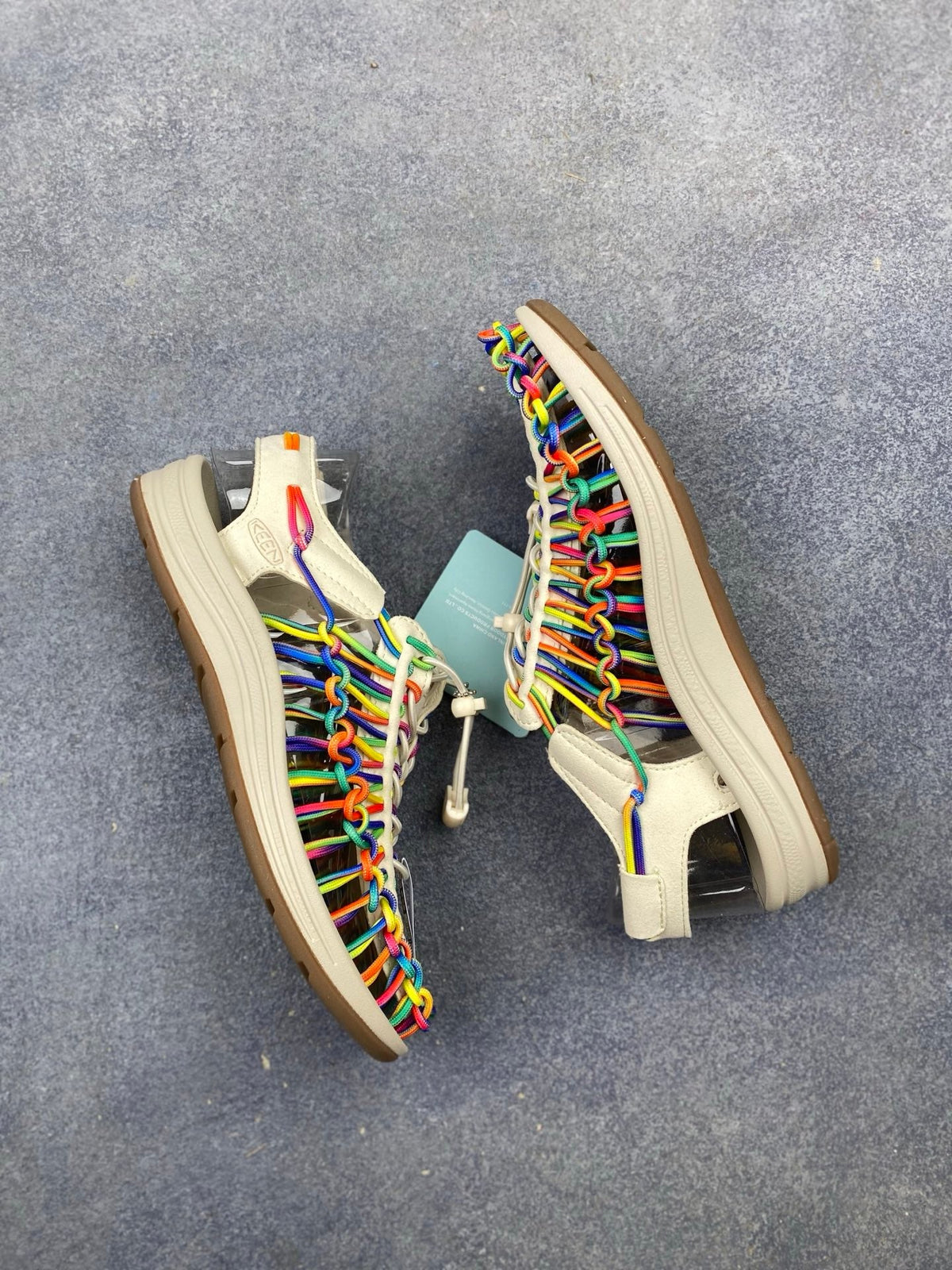 Keen Uneek Flat-M Flat-Sole Woven Stretch Water Sandals